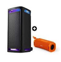 Parlante Inalámbrico Sony ULT Tower 9 + ULT 10 Naranja